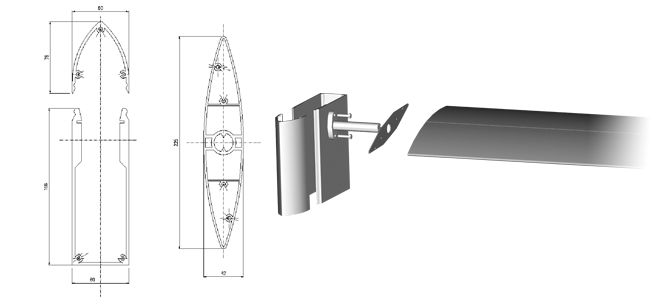 Abschirmlamellensystem